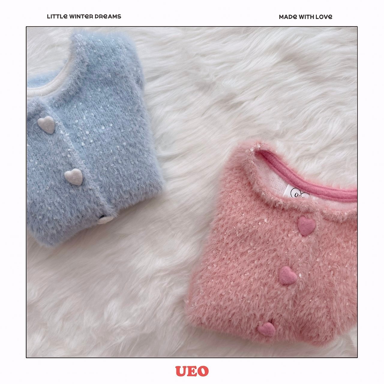 UEO［取寄］popo heart cardigan set 26winter