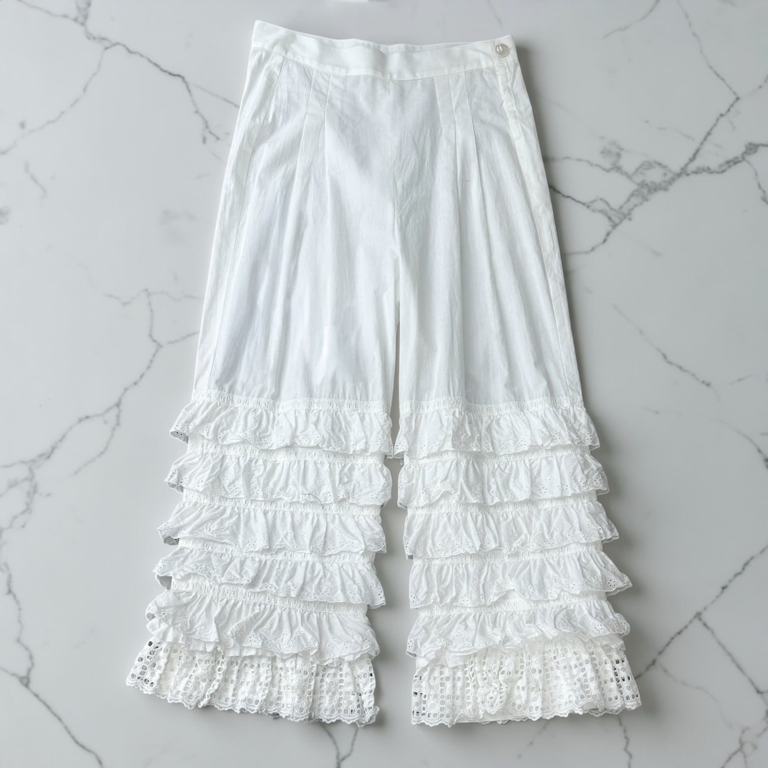 FUMIKA_UCHIDA  [LAWN TIERED PANTS]