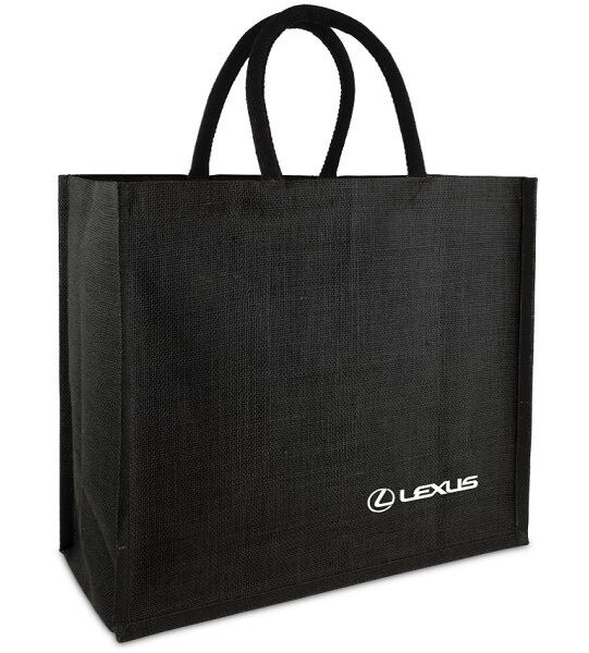 Lexus Black Jute Tote Bag | LEXUS FASHION STORE - LEXUS Lexus Black Jute Tote Bag | LEXUS FASHION STORE - LEXUS