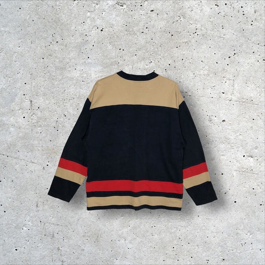 90's/90年代 ヴィンテージ FILA フィラ オールド Vネック 長袖 ロンT
