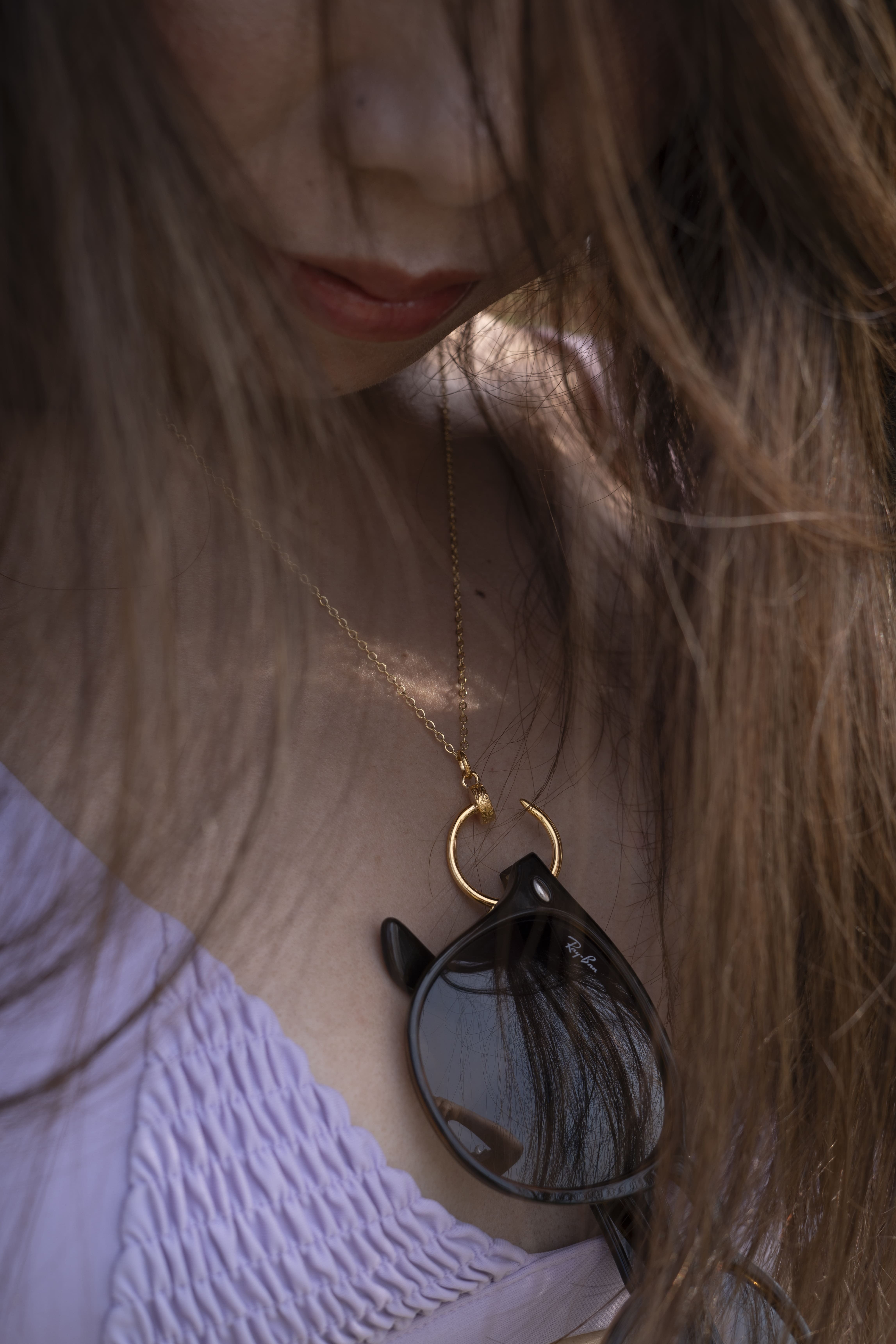 nail GLASS HOLDER necklace | IRIEBEACH