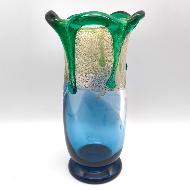 ガラス花瓶・花器・筒型・フラワーベース・No.251020-65・梱包サイズ80