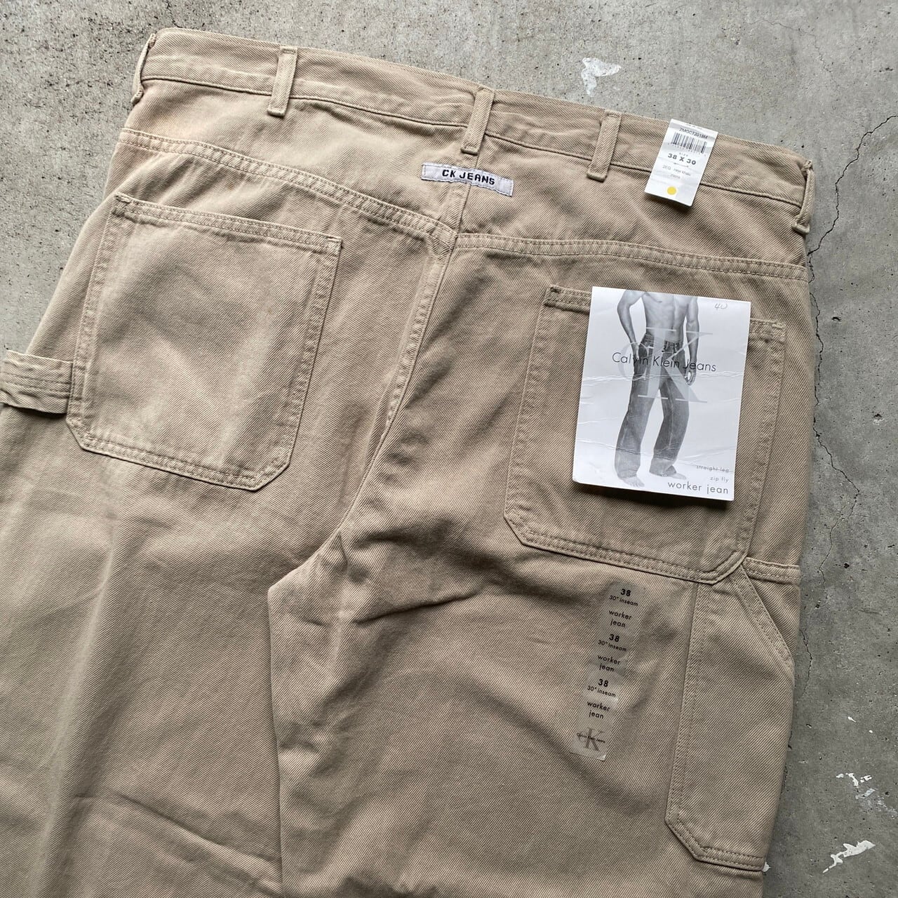 DEAD STOCK ビッグサイズ 90年代 USA製 Calvin Klein Jeans カラー