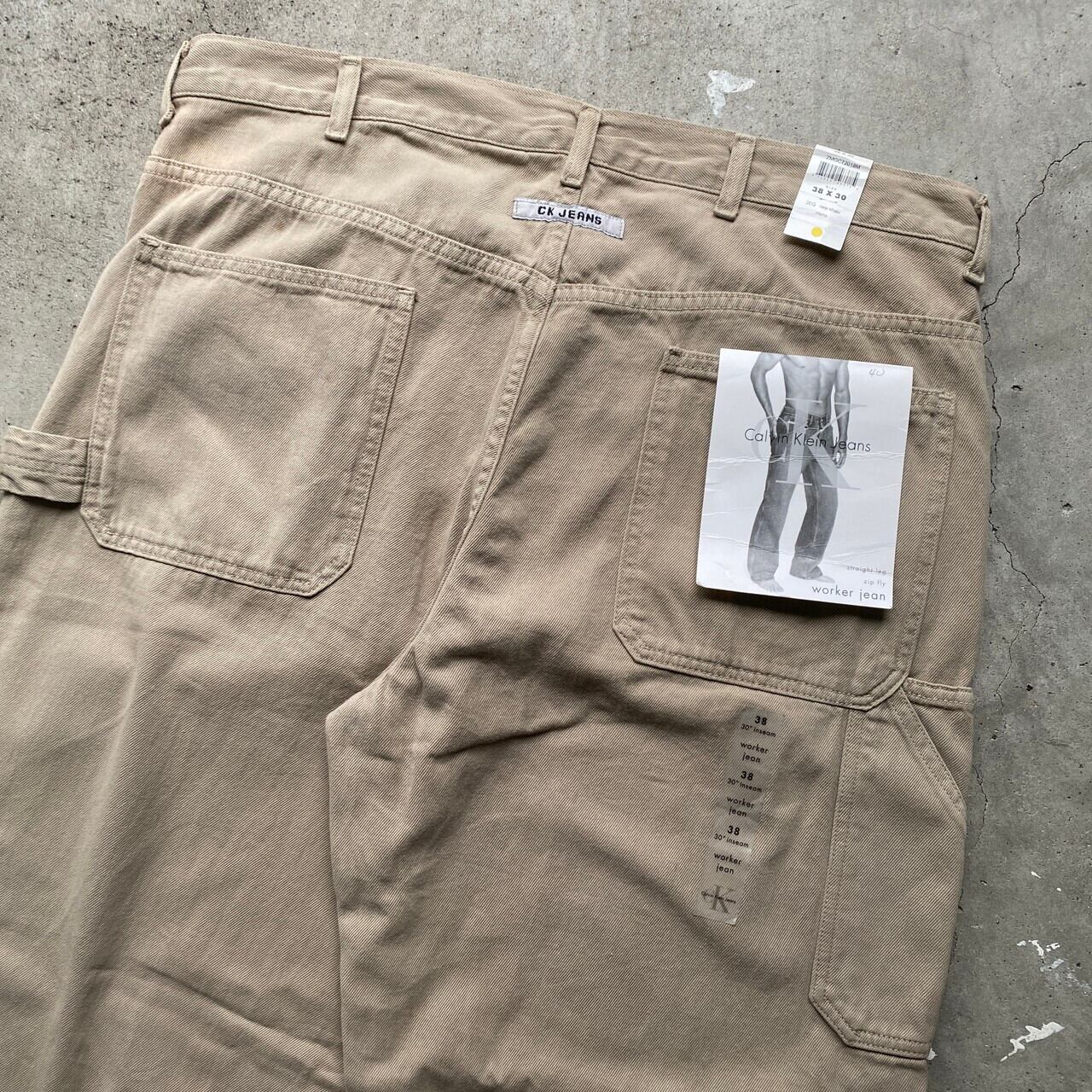 DEAD STOCK ビッグサイズ 90年代 USA製 Calvin Klein Jeans カラー 