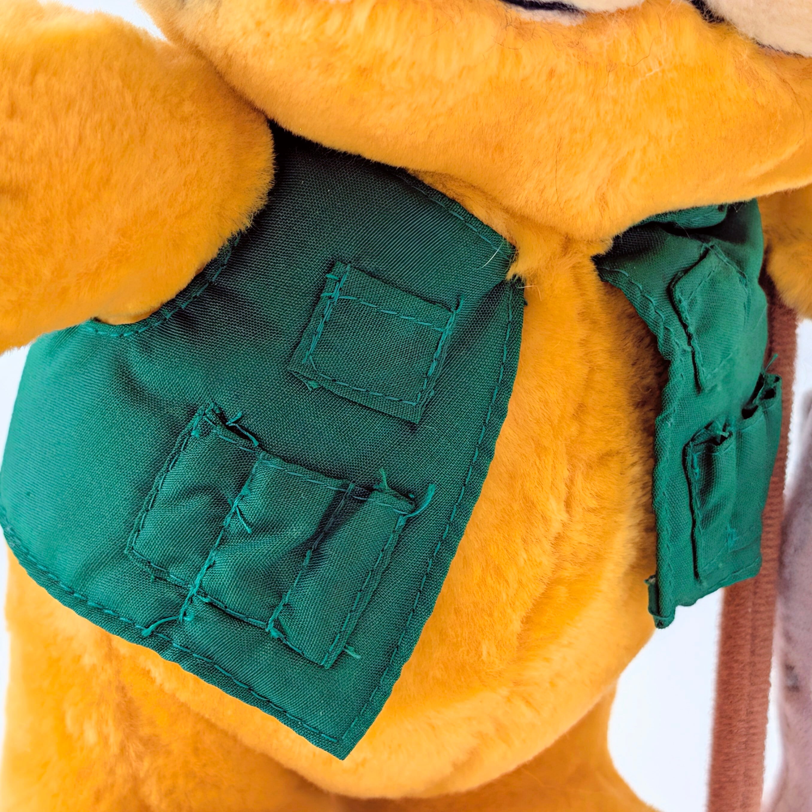 ☆ VINTAGE 1980年代初期 ☆【 Garfield ( ガーフィールド ) 】『 Fishing Garfield フィッシング ガーフィールド 』釣りガーフィールド / ぬいぐるみ / プラッシュ / plush / 1980年代年製 〚アメリカン雑貨 アメトイ〛