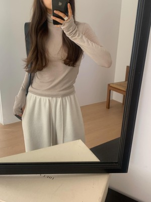 [LITER] shavet wamer pola tee / 3color