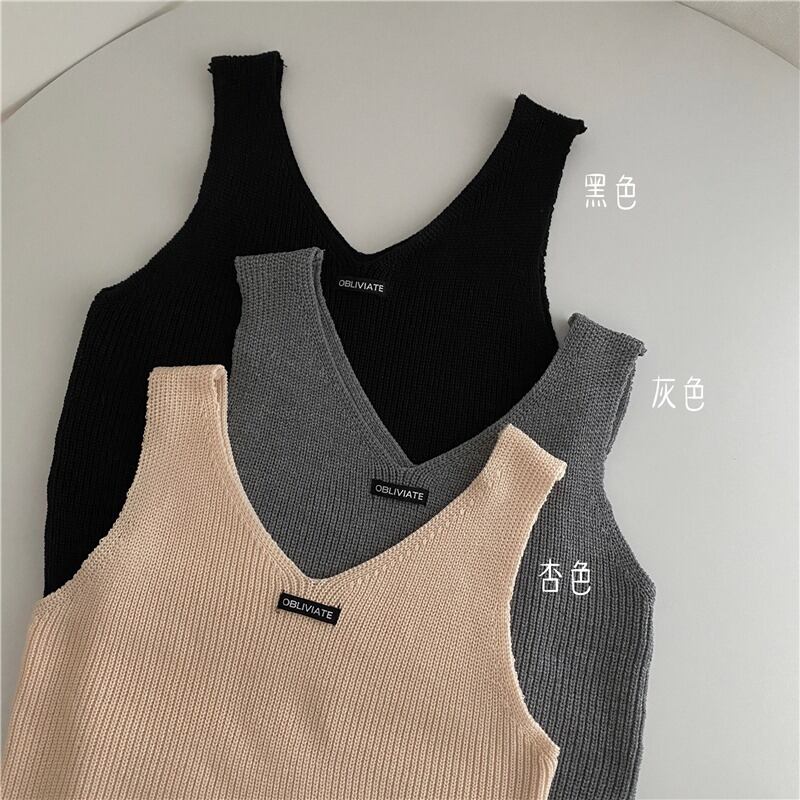 スプリングサマーVネックニット薄手ショートノースリーブトップス 半袖 ハーフスリーブ 春物 夏物 ドラファッションホール64449993637