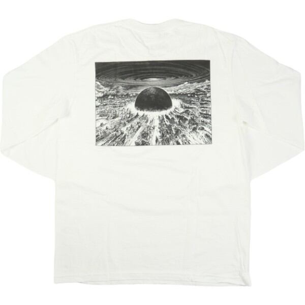 supreme AKIRA ロンT BLACK M