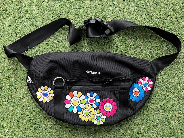 NEW ERA × TAKASHI MURAKAMI WAIST BAG BLACK 91360