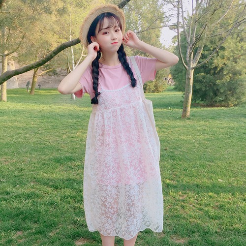 ✞ レースワンピースOP スカート 大人ガーリー スウィート キュート カジュアル ✞ゴスロリ SM ミリ 甘ロリ クラロリ 和ロリ エレガント 黒ロリ 姫ロリ 華ロリ BB-BB7460432