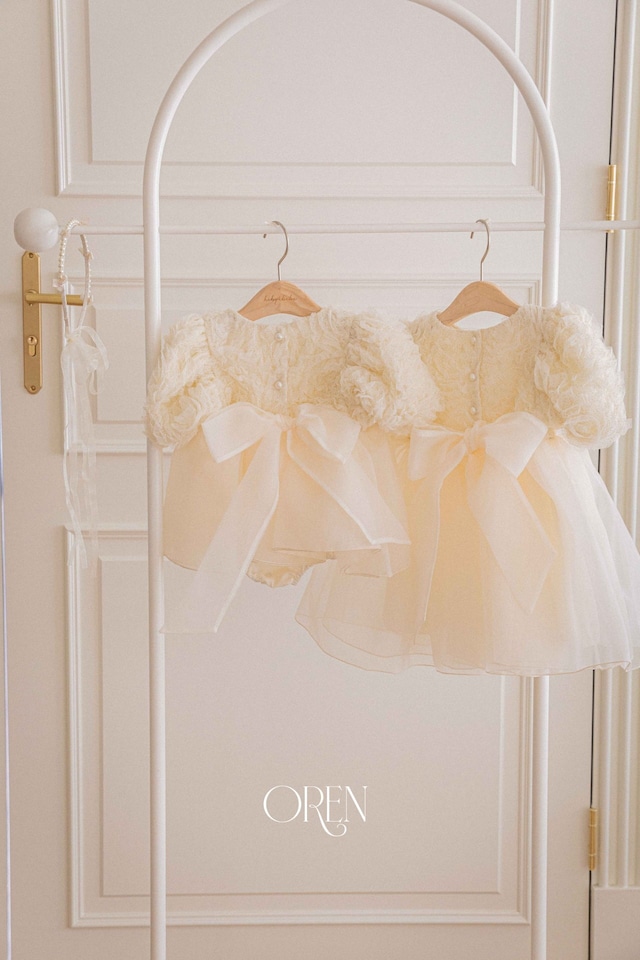 【即納】<OREN>  Blooming rose pearl suit