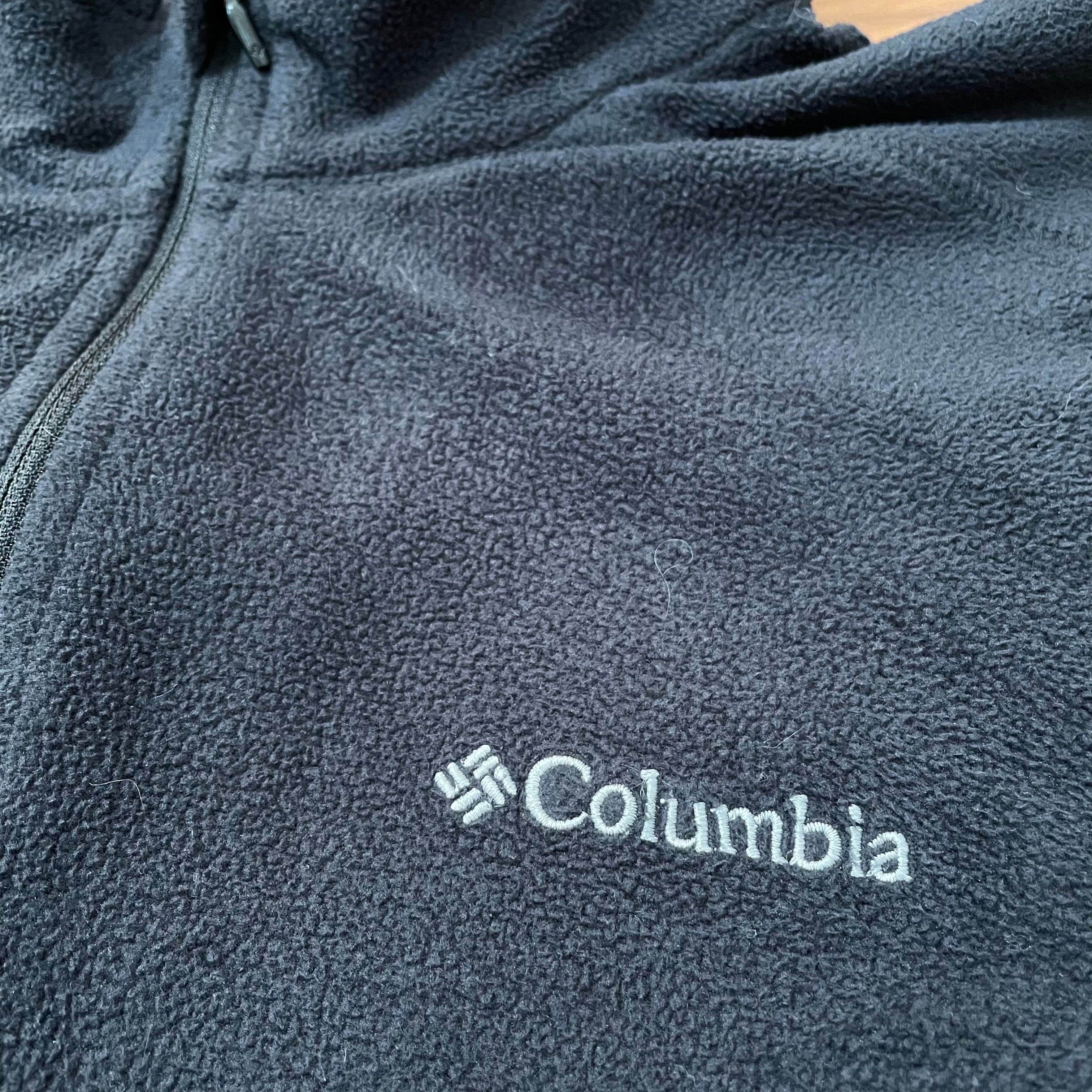 Columbia コロンビア 90s USA製 グレー ハーフジップ