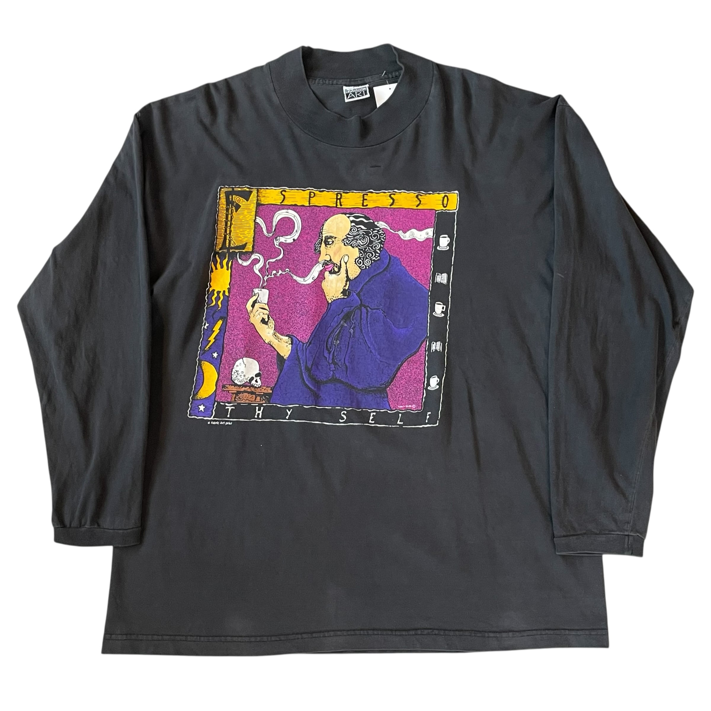 90"ESPRESSO THY SELF" L/S Art T-shirt