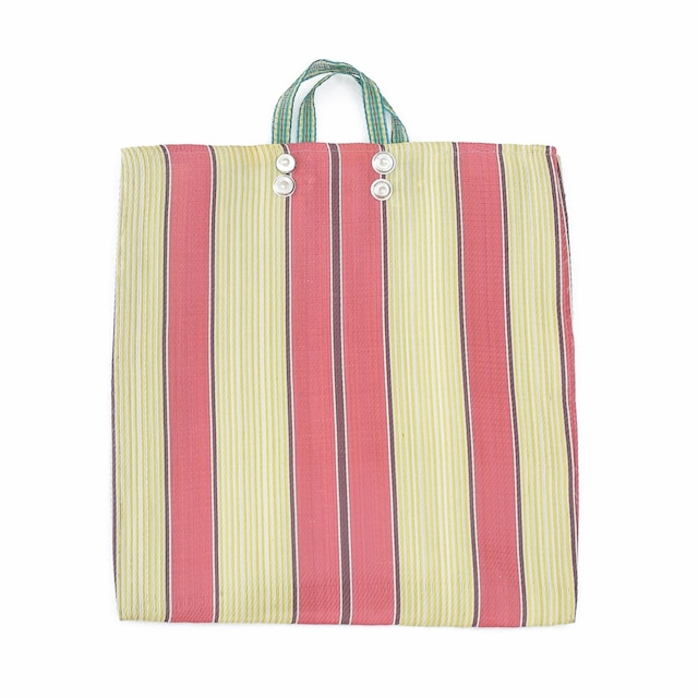 Auntie Oti | STRIPE MEMSH TOTE - RED