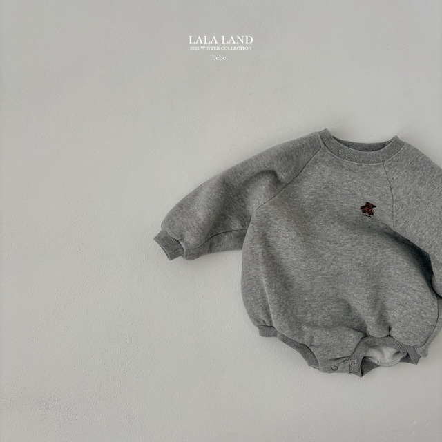 〚予約〛Bear raglan suit <baby>