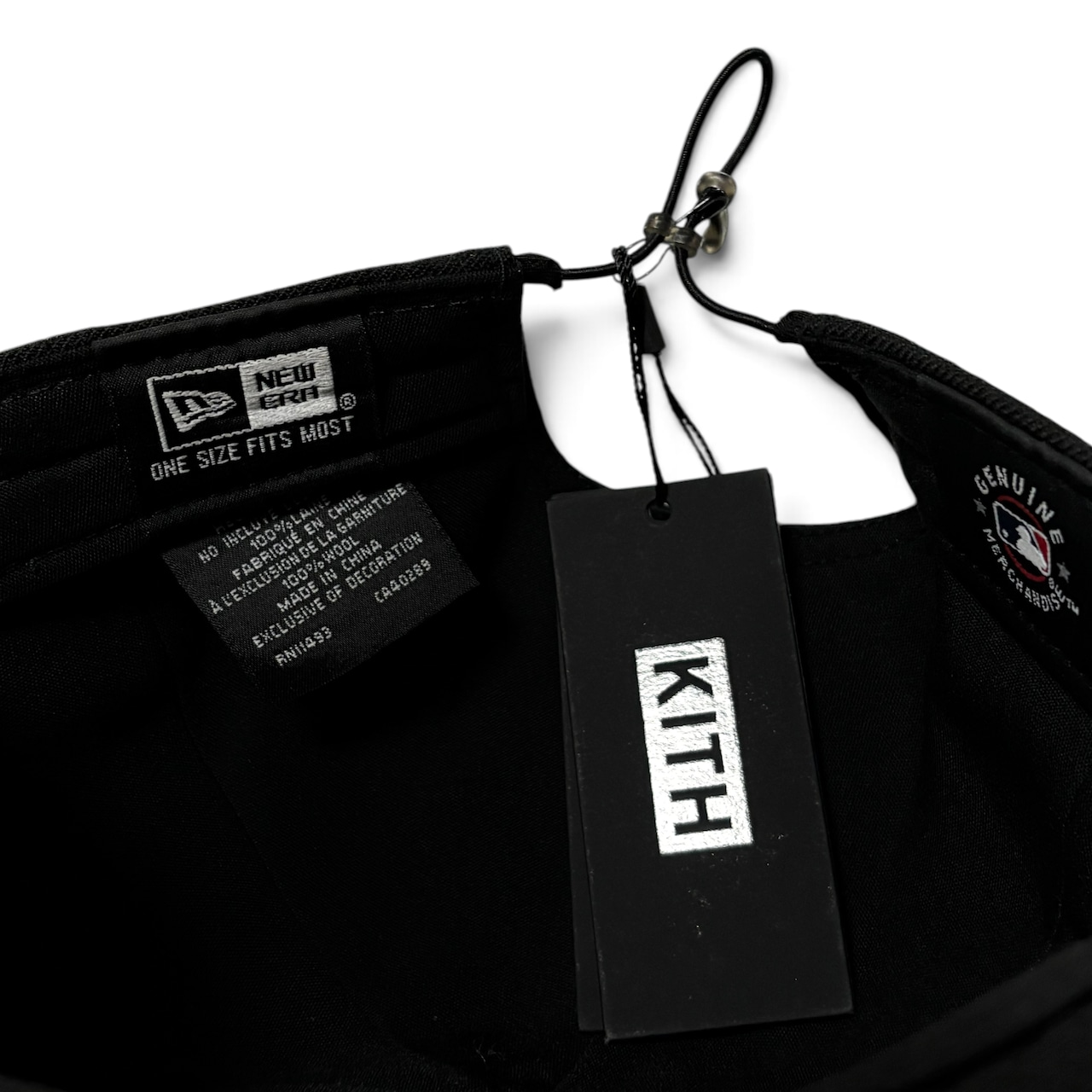 KITH x NEW ERA NEWYORK YANKEES SMALL LOGO WOOL CAP BLACK | MOOD