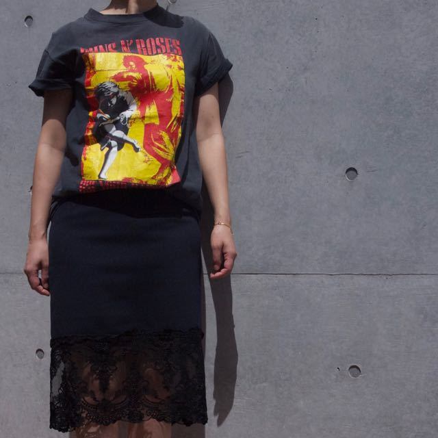 90s GUNS 'N ROSES ヴィンテージ ガンズアンドローゼスTシャツ ロックTee /1800167 | number12 powered  by BASE