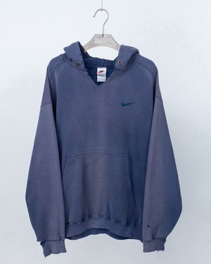 "NIKE" good fade & damage hoodie sweat