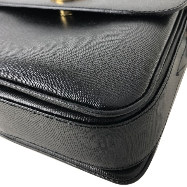 CELINE セリーヌ　ロゴサークル　エンボスレザー　クロスボディ　ショルダーバッグ　ブラック　vintage　ヴィンテージ　オールドセリーヌ　riuw5w