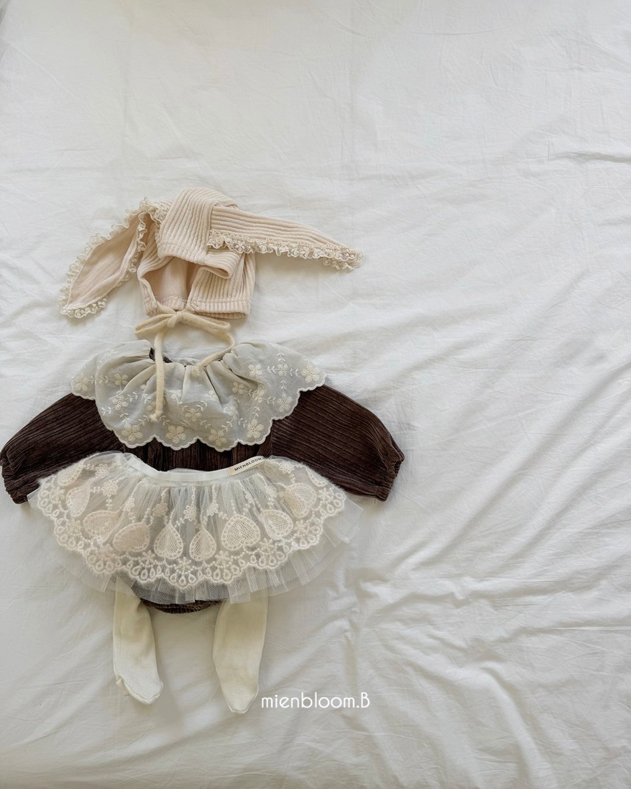 mien bloom B［取寄］velvet lace suit 26winter