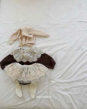 mien bloom B［取寄］velvet lace suit 26winter