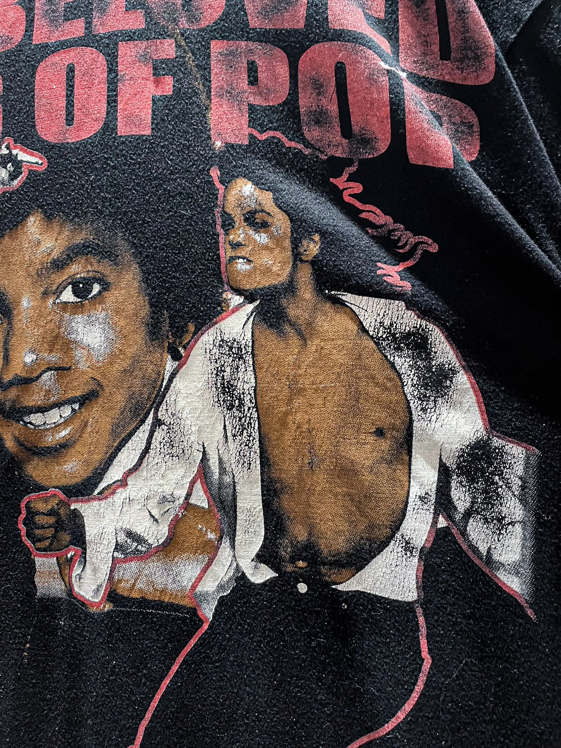 ビンテージ風 マイケルジャクソン RIP メモリアル フォトTシャツ 2XL 黒 X VINTAGE】