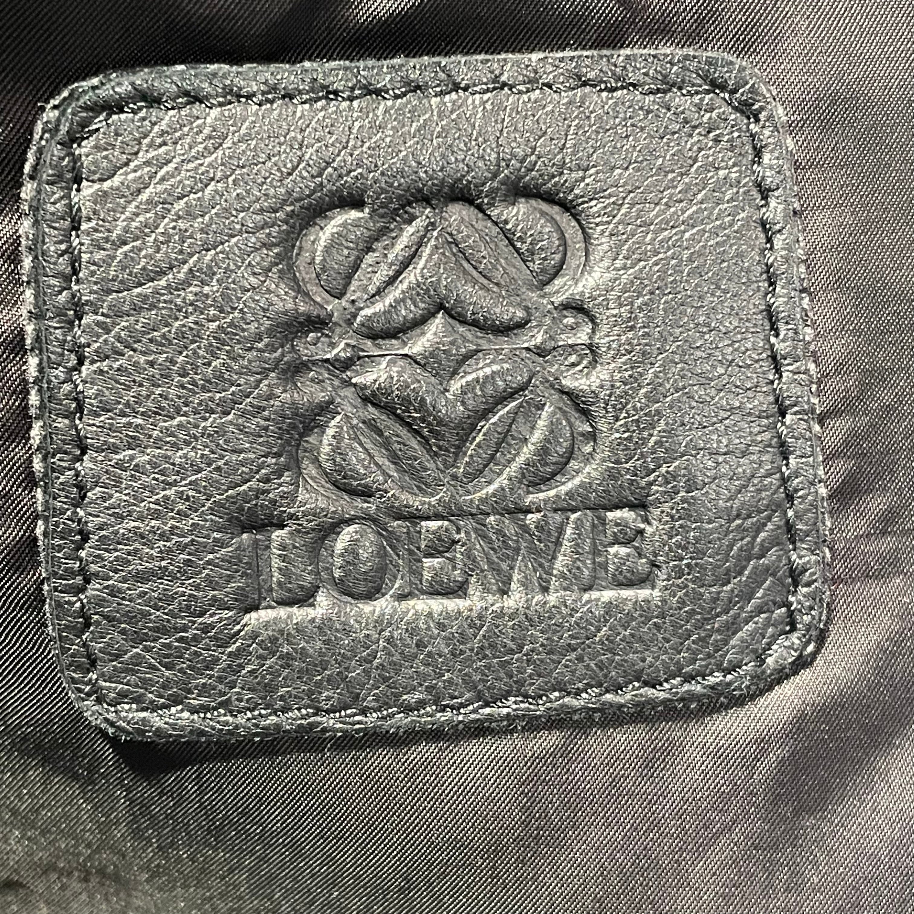 LOEWE ロエベ レザージャケット ブルゾン ヴィンテージ LOEWE ロエベ レザージャケット ブルゾン ヴィンテージ