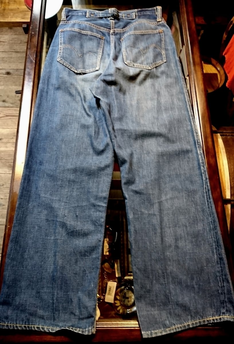 levi's no.2 denim pants 1922 シンチバック 剥き出しリベット カモメ