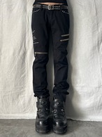 "GLADNEWS" Zip Gimmick Pants