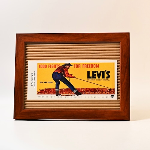 40's WWⅡ Levi's Advertising Ink Blotter 5