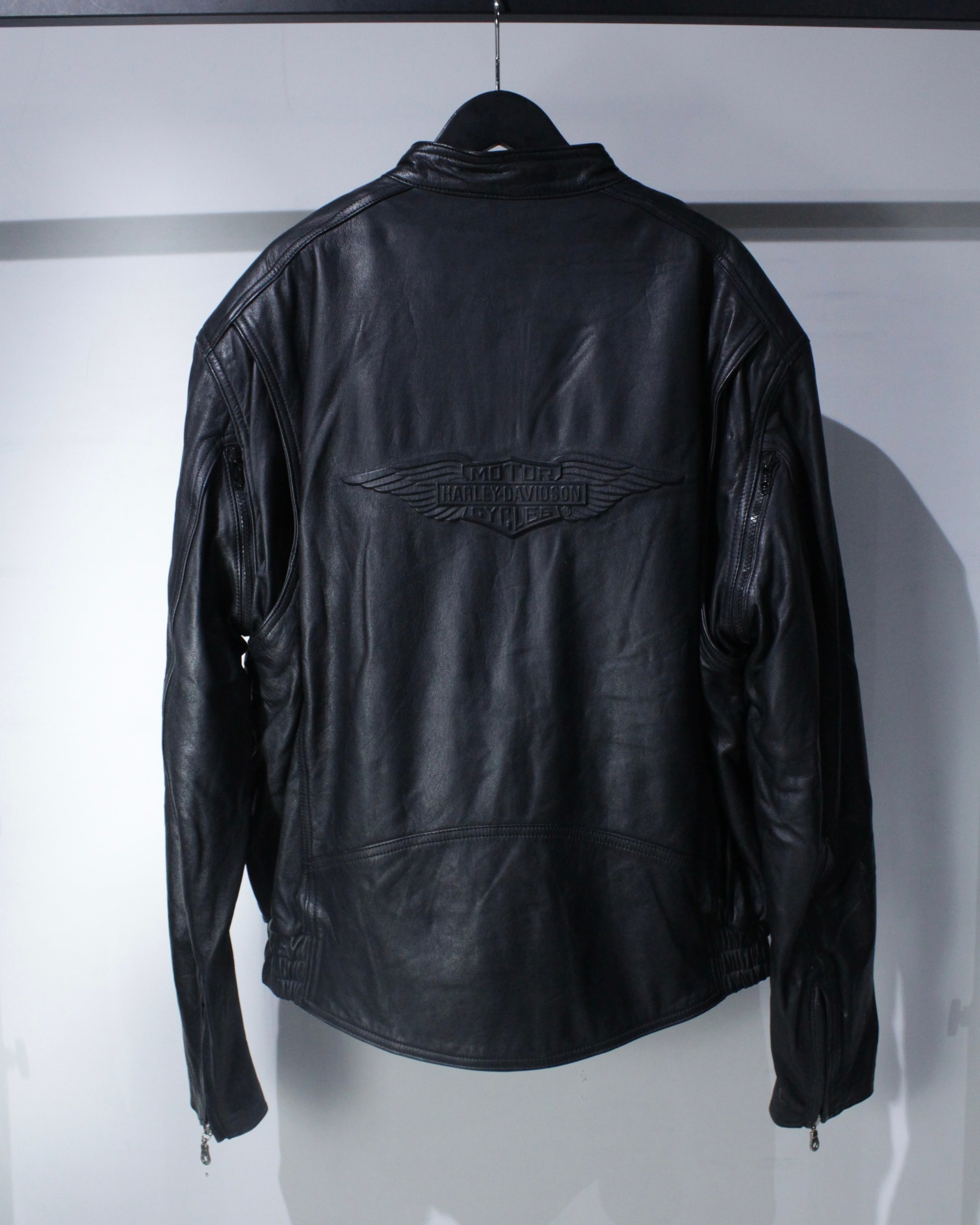 Caka BLACK】“Harley-Davidson” Vintage Leather Jacket | Caka(カカ