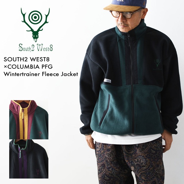 SOUTH2 WEST8 [サウスツーウエストエイト] SOUTH2 WEST8×COLUMBIA PFG Wintertrainer Fleece Jacket [TY922] フリースジャケット・コラボウェアー・キャンプ・アウトドア・タウンユース・防寒・保湿性・アウター・MEN'S  [2026AW]