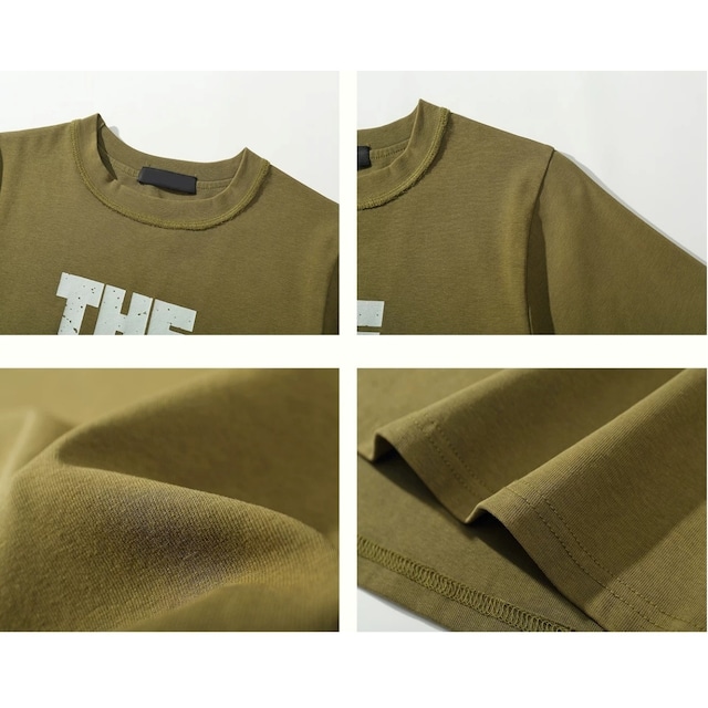 クラックレタリングビッグロゴTシャツ 3col R02547