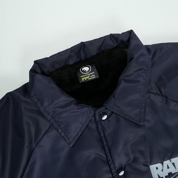 Size【L】 RATS ラッツ BOA COACH JACKET NAVY コーチジャケット 紺