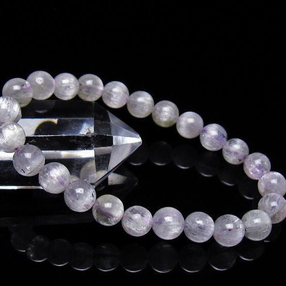 クンツァイト ブレスレット 8mm 一点物 メール便可 [M便 1/10] 111-40697