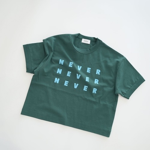 FOV(フォブ) / NEVER リンガーTシャツ / グリーン / 90-160cm