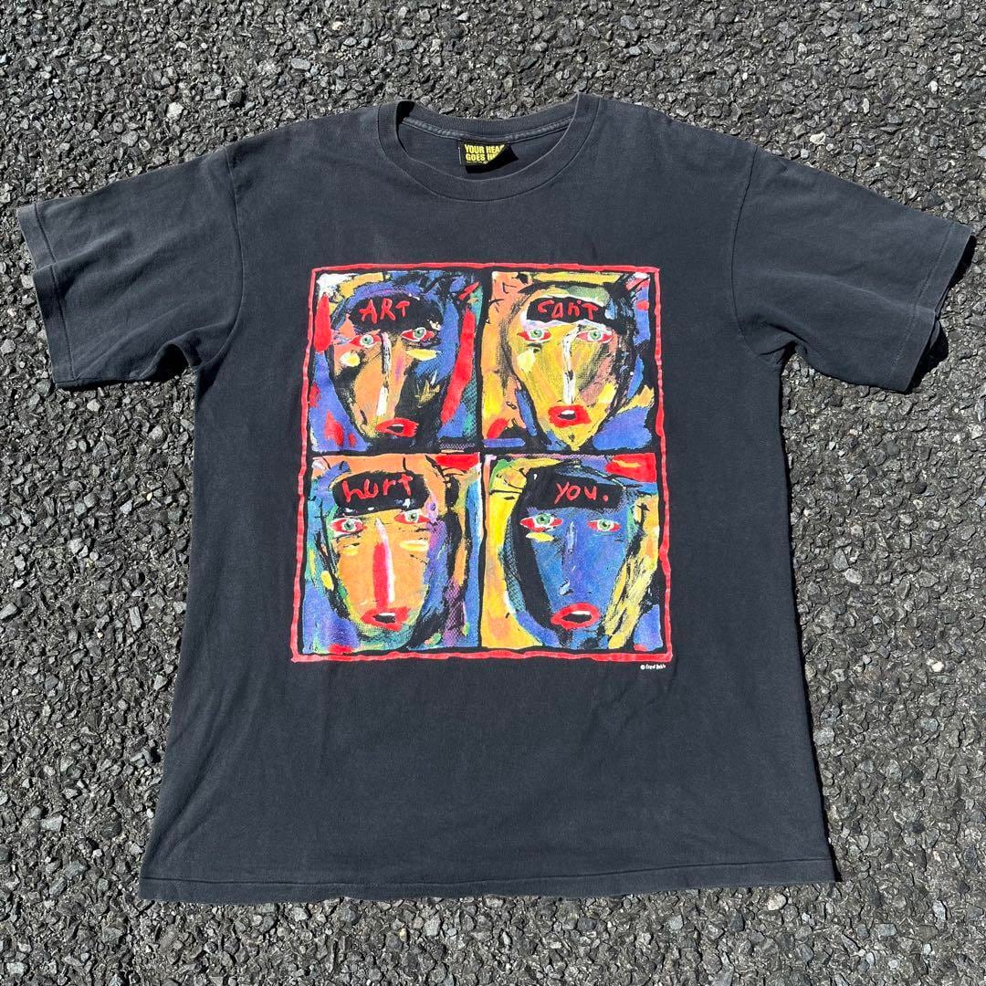 『レア』90s Fred Babb アート　Tシャツ　usa製　フレッドバブ