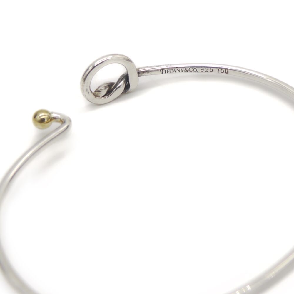 TIFFANY&COティファニーラブ ノットブレスレット シルバー925 K18