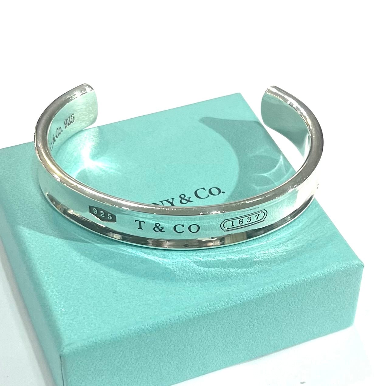 ティファニー 1837 ワイドカフ バングル シルバー925 ヴィンテージ TIFFANY & Co.】2988 ナロー 1837 オープン カフ バングル ワイド