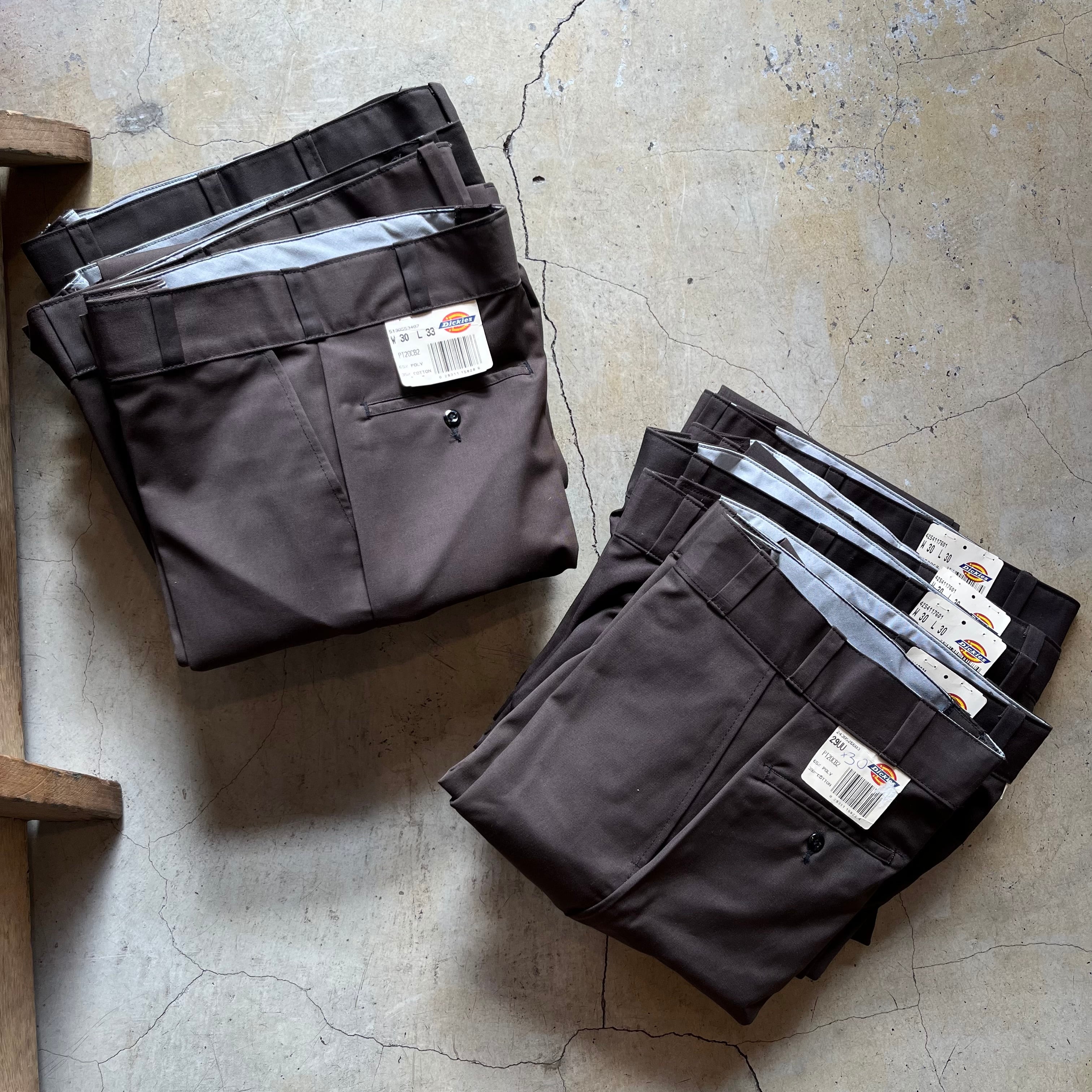 Deadstock "Dickies Industrial Wear" Vintage Work Pants/Brown | Rei-mart