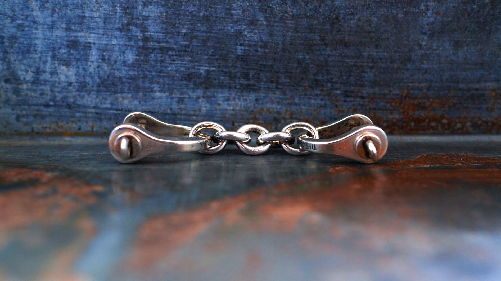 VINTAGE】TIFFANY&Co. ティファニー ダブル シャックル キーリング