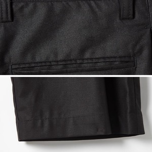 サイド3プリーツルーズドレープパンツ　0741