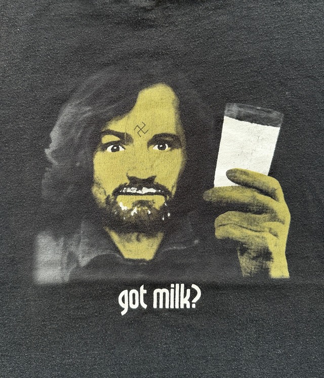 -Charles Manson- Vintage 90s XL Print T-shirt made in USA