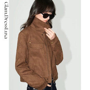 Suede Touch ショートジャケット_K03
