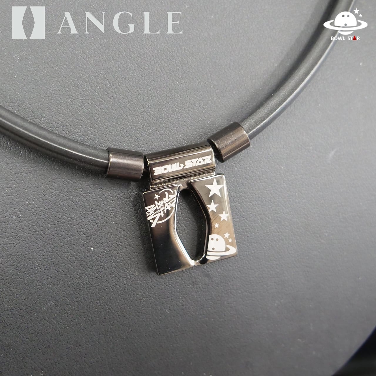 ANGLE x BOWLSTAR e.MODEL 01 NECKLACE BLACK [AN-02]（アングル x