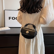 ラウンドバックル ミニバッグ 90019