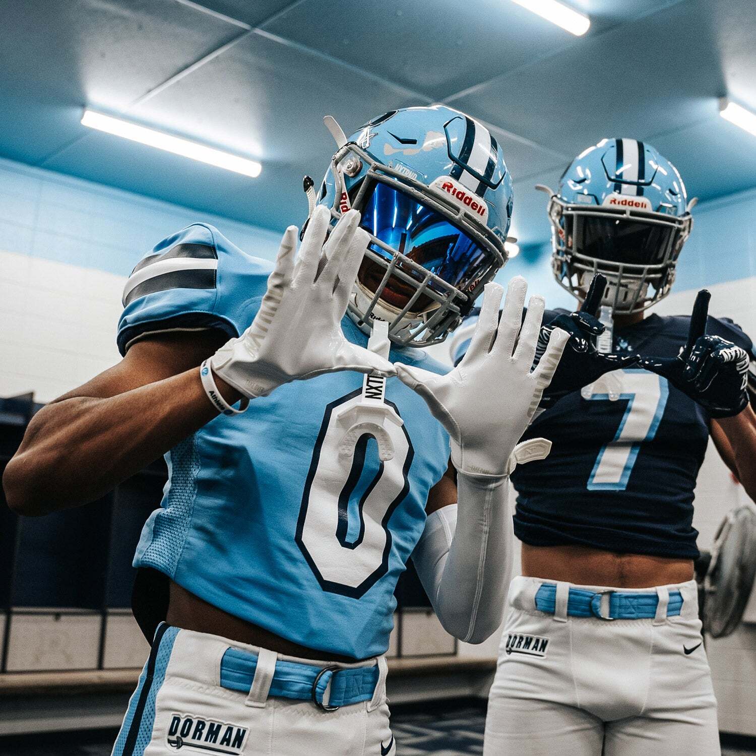 NXTRND製 VZR3 アメフト アイシールド クリアブルー | END ZONE/エンド