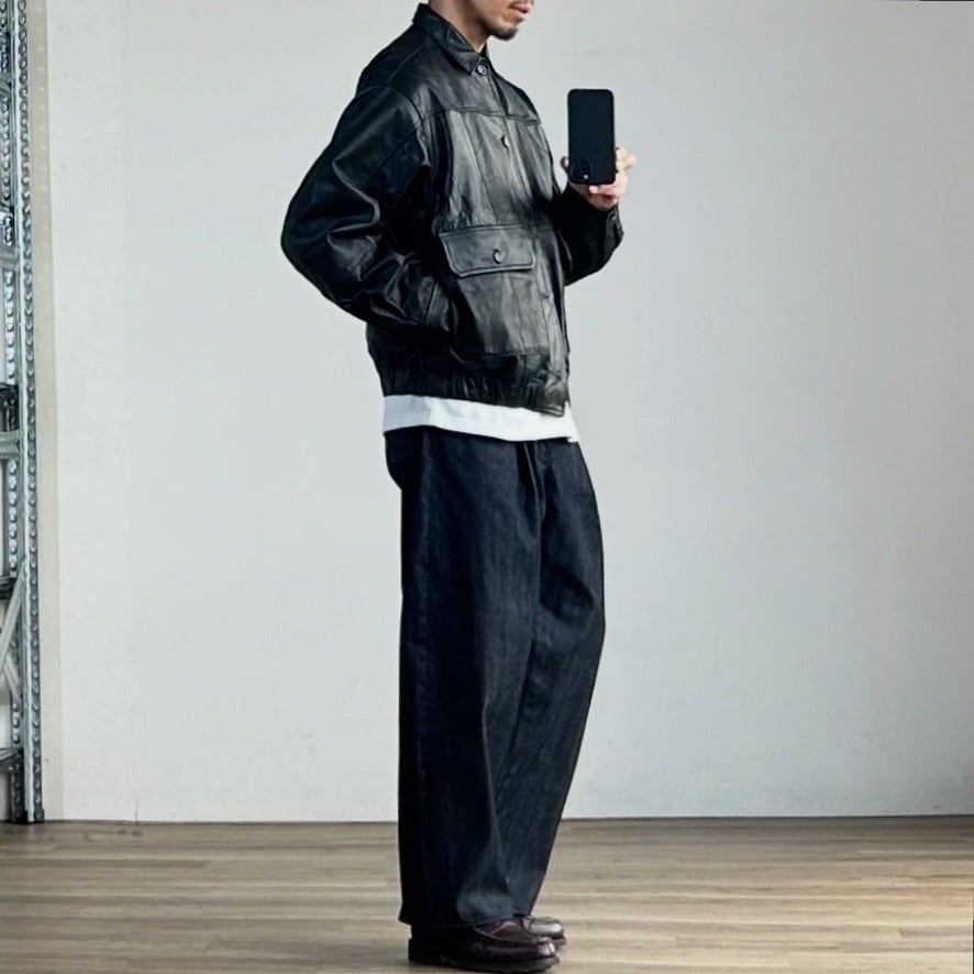 25AW》【YOUSED】 FRENCH ANTIQUE LEATHER JACKET フレンチ