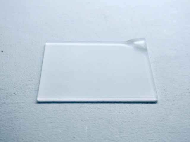 平皿  Origami series 上下面フロスト 100×100mm