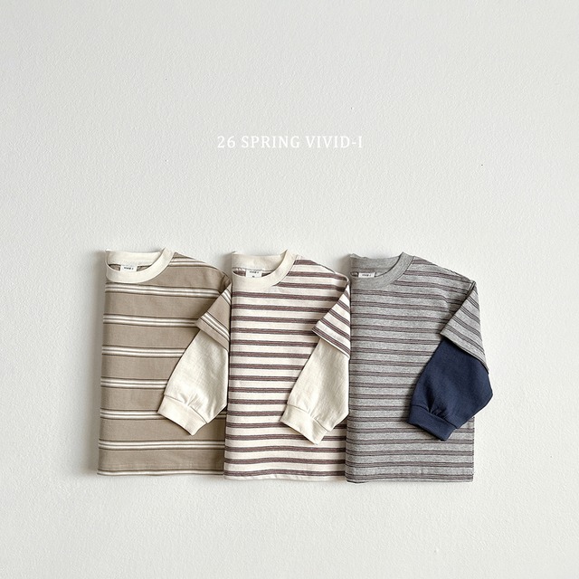 combi dangara layered tee【VIVID】※3月下旬〜4月上旬発送予定